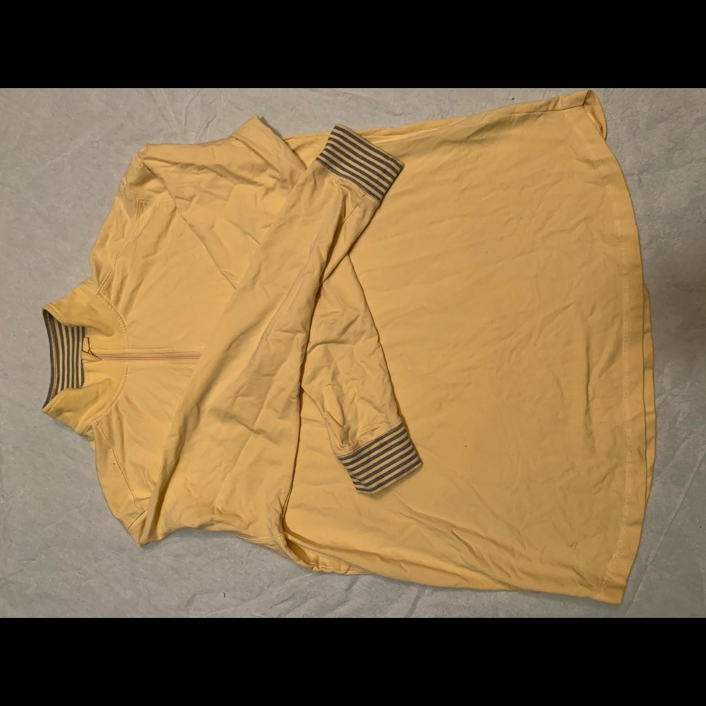 Yellow vineyard place quarter zip